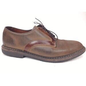 Allen Edmonds Berkshire Oxford Dress Shoes Mens Size 10.5 D Brown Leather USA
